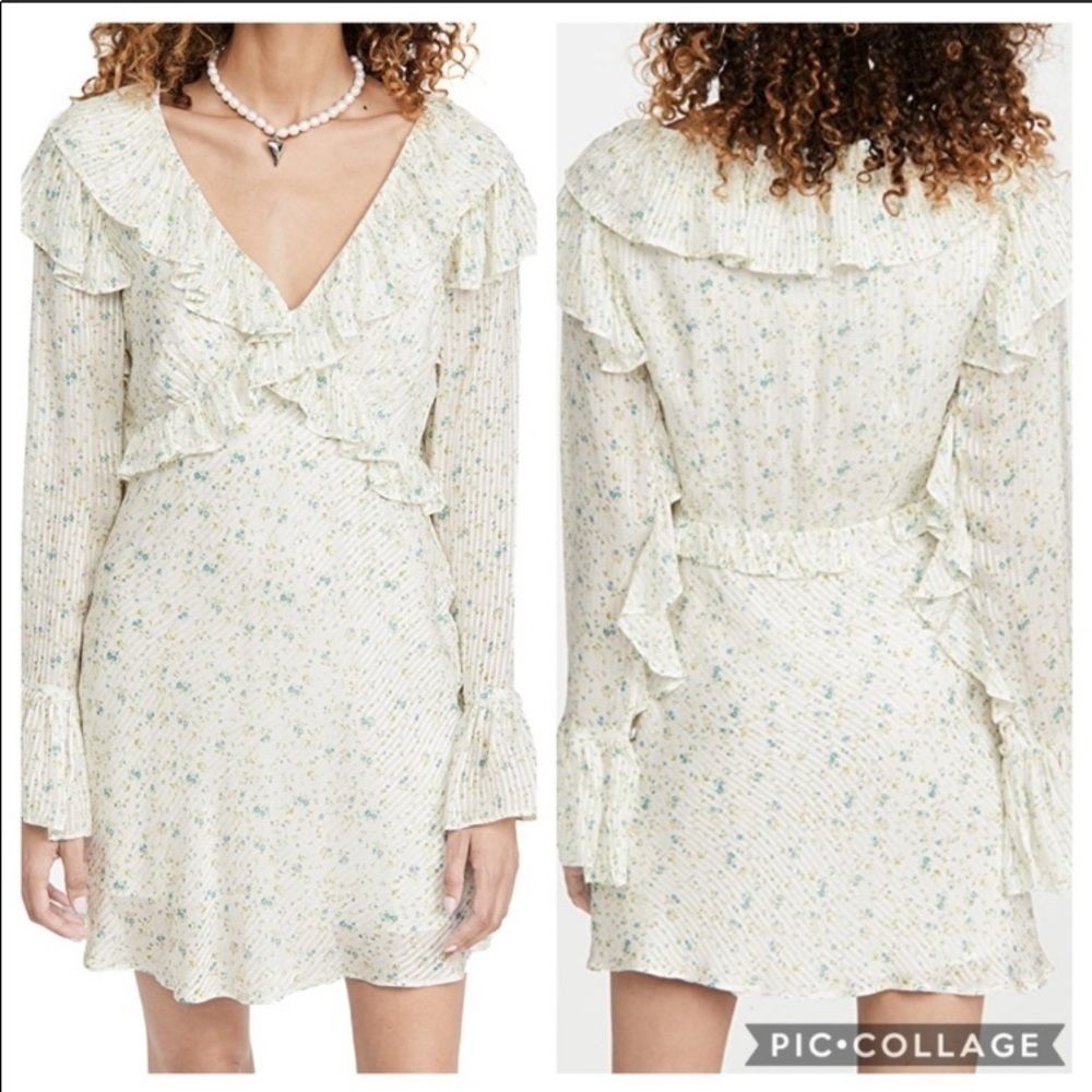 Free People Sweetest Thing Mini Dress Ivory Size 10 NWT